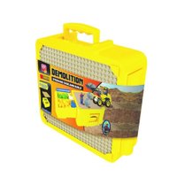 Maleta Com Blocos e Base de Construção Escavadeira Cubic Multikids - BR1497