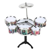 Set de Bateria Miraculous Ladybug com Baquetas e Banco Multikids - BR1607