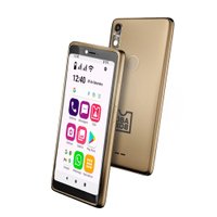 Celular para idoso ObaSmart 3 Dourado 32GB fácil de usar Obabox - OB018