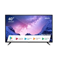 Smart Tela DLED 40 FULL HD Multilaser Android 3 HDMI 2 USB WI-FI TL045