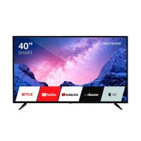 Tela 40 Pol. Full HD Com Função Smart E Wi-Fi Integrado sem Conversor Entradas HDMI + USB + RJ45 + AV Multilaser - TL043