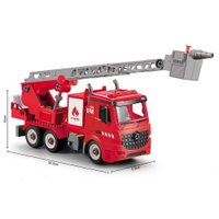 Caminhão de Bombeiro City Machine Com Luz E Som Multikids - BR1786
