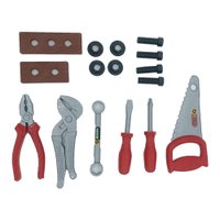 Oficina Criativa Mix Ferramentas com 16 peças Vermelho Multikids - BR1827