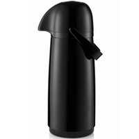 Garrafa Térmica 1l Preta Sanremo Pressão Super Jato Expressar 6h Quente SR10151 - Preto