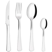 Jogo De Talheres 24 Peças Conjunto De Garfo Faca Colheres Aço Inox Toronto Simonaggio 7896211871361 - Inox