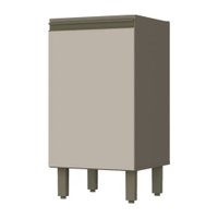 Balcão Henn Connect Sem Tampo 1 Porta 40 cm