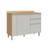 Balcão com Tampo 2 Portas e 3 Gavetas Paris 3307 Casamia