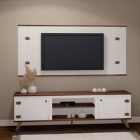 Conjunto para TV Estante/Home Cambridge em MDP Estilare Móveis