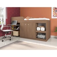 Cama Multifuncional 80 Com Escrivaninha Juvenille - Montana -