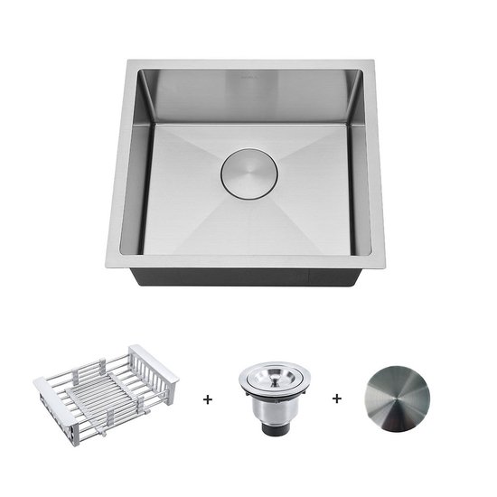 Kit Cuba Gourmet com Acessórios Solo 45x40 e Válvula e Escorredor e Tampa Decorativa Arell