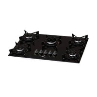 Cooktop Gás 5 Bocas Mesa Vidro Fit Line Fischer
