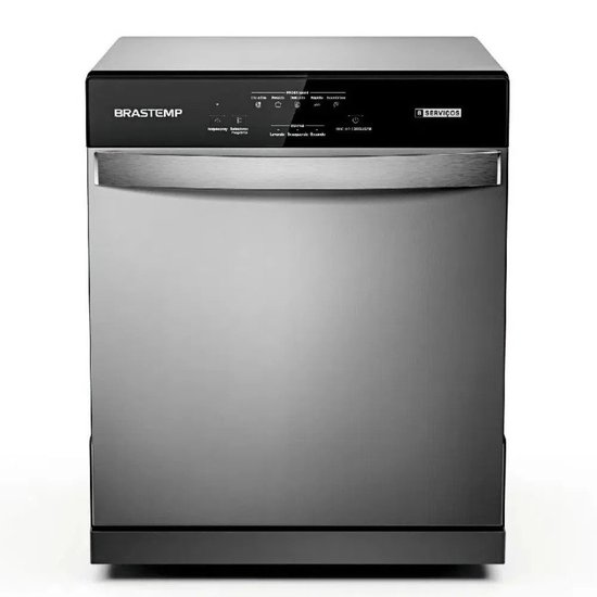 Lava Louças 8 Serviços Brastemp Prata 110V BLF08BSANA