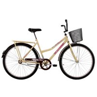 Bicicleta Aro 26 Feminina Freio no Pé CP Classic - Bege