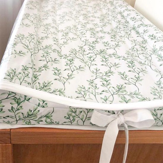 Trocador Anatômico para Bebê Estampado Benício Botanical Verde