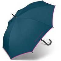 Guarda-Chuva Automático Longo Sombrinha United Smaragd Gold Benetton