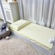 Lençol para Mini Cama com Elástico e Fronha Percal 180 Fios Amarelo
