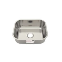 Cuba de Embutir Tramontina 40 x 34 x 14 cm Basic 40 BL Standard em Aço Inox sem Válvula