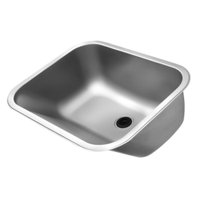 Tanque Docol 32 Litros em Aço Inox Acetinado 50x40 cm com Válvula