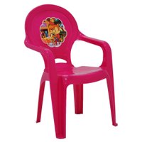 Cadeira Infantil Tramontina Catty em Polipropileno Rosa Adesivado