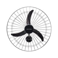 Ventilador Oscilante Parede Ventisol New 60cm Grade Preta Metalica 110V