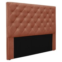 Cabeceira King 1,95m Tânia Veludo Cobre - Pallazio