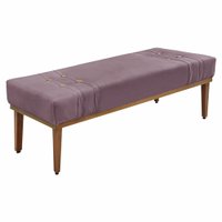 Calçadeira Recamier King 1,95m Gênova Veludo Uva - Pallazio