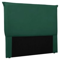 Cabeceira Queen 1,60m Veneza Veludo Verde Floresta - Pallazio