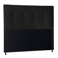 Cabeceira Queen 1,60m Berlim Suede Preto - Pallazio