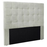 Cabeceira King 1,95m Verona Veludo Cinza Prata - Pallazio