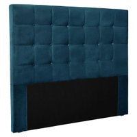 Cabeceira Queen 1,60m Verona Veludo Azul Marinho - Pallazio