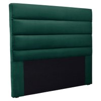 Cabeceira King 1,95m La Italiana Veludo Verde Floresta - Pallazio