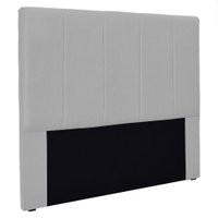 Cabeceira King 1,95m Ravenna Linho Cinza Claro - Pallazio