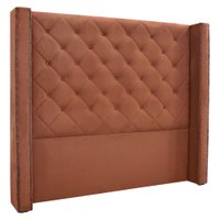 Cabeceira Queen 1,60m Vicenza Veludo Cobre - Pallazio
