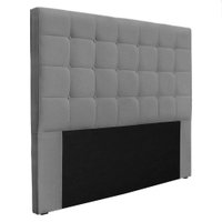 Cabeceira Queen 1,60m Verona Linho Cinza Escuro - Pallazio