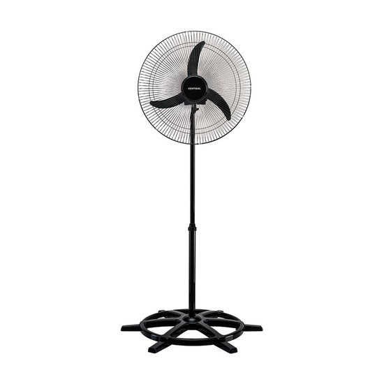 Ventilador de Coluna Oscilante 60cm Grade Metálica Preta Ventisol Bivolt