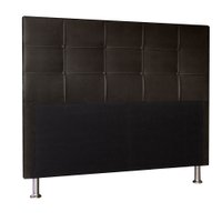 Cabeceira Casal 1,40m Roma Suede Marrom - Pallazio