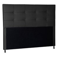 Cabeceira King 1,95m Roma Corano Preto - Pallazio