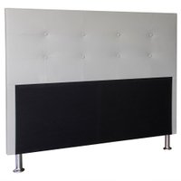 Cabeceira Queen 1,60m Berlim Corano Branco - Pallazio