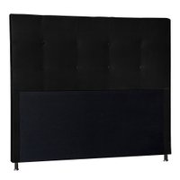 Cabeceira Queen 1,60m Berlim Corano Preto - Pallazio