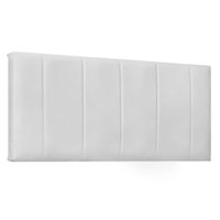Cabeceira Painel Casal 1,40m Ravenna Corano Branco - Pallazio