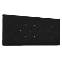 Cabeceira Painel King 1,95m Tânia Corano Preto - Pallazio