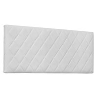 Cabeceira Painel Casal 1,40m Esmeralda Corano Branco - Pallazio