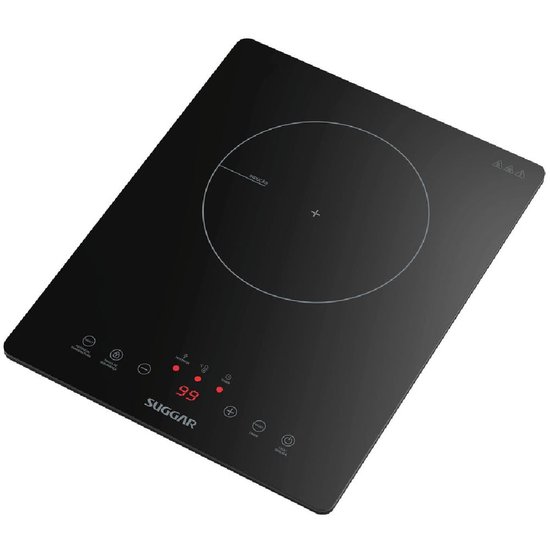 Cooktop de Indução Suggar com 1 Queimador Vitrocerâmico Preto 220V - FG0122VC