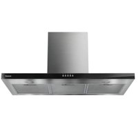 Coifa de Parede Panasonic 90 cm Inox Black Glass 220 V - FV-9HSDB2