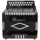 Acordeon 8 Baixos 21 Botões TA 821BS Preto Thommasi