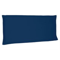 Cabeceira Painel Queen 1,60m Veneza Suede Azul Marinho - Pallazio