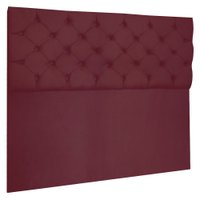 Cabeceira Capitonê Queen 1,60m Jade Suede Marsala - Pallazio