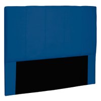 Cabeceira Solteiro 0,90m Ravenna Suede Azul Marinho - Pallazio