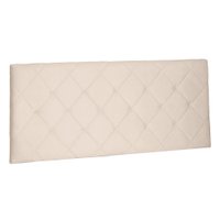 Cabeceira Painel King 1,95m Tânia Suede Bege - Pallazio