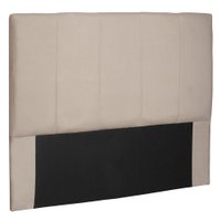 Cabeceira Queen 1,60m Ravenna Suede Bege - Pallazio